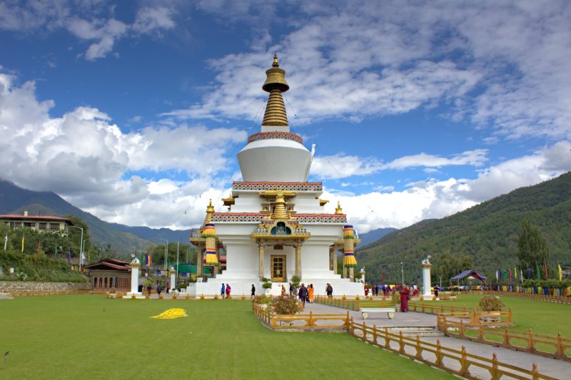 Bután: el Memorial Nacional Chorten de Timbu