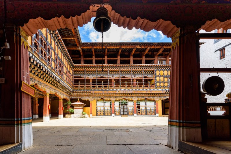 Bután: Rinpung Dzong, la fortaleza-monasterio de Paro