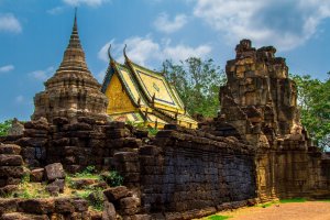 Camboya: el templo Nokor Bachey en Kampong Cham