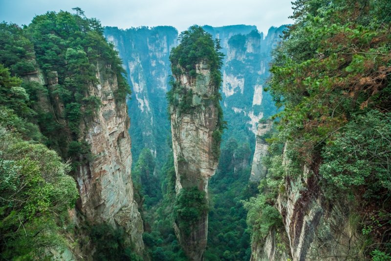 China: Zhangjiajie, paisajes de avatar