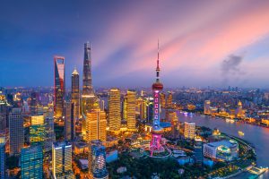 China: Skyline de Shanghai