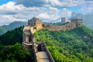 China : La gran muralla cerca de Pekín