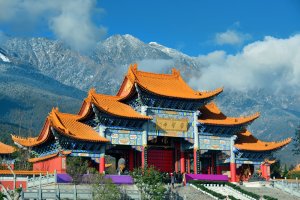 China: monasterio Chongsheng en Dali