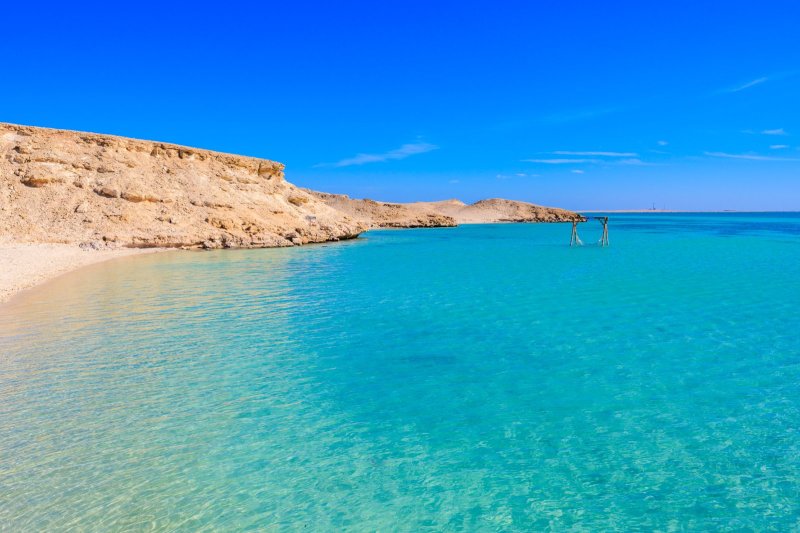 Egipto: paisaje tropical en la isla Giftun, mar Rojo