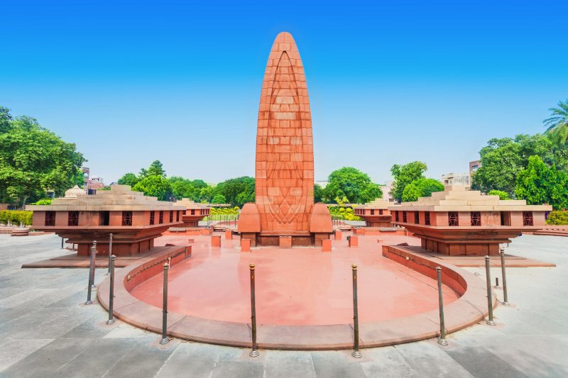 India: memorial de Jallianwala Bagh en Amritsar, Punyab