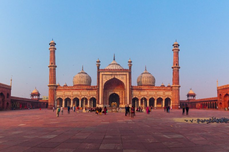 India: Jama Masjid, la gran mezquita de Vieja Delhi