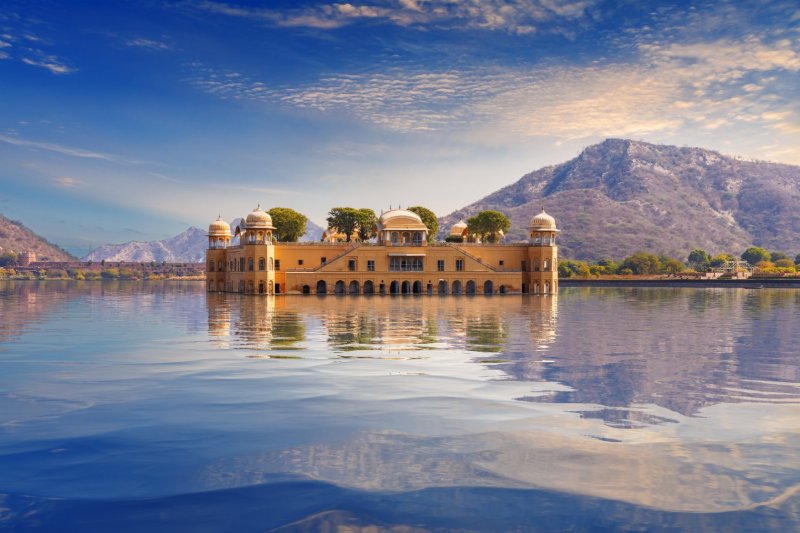 India: Jal Mahal, el Palacio del Agua de Jaipur, Rajastán
