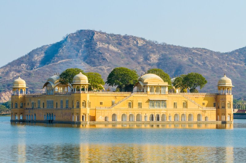 India: Jal Mahal, el Palacio del Agua de Jaipur, Rajastán