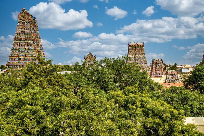 India: el templo Meenakshi Sundareswarar, icono de Madurai