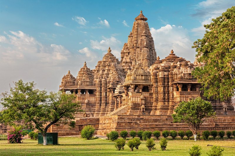 India: templos de Khajuraho en Madhya Pradesh