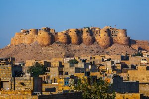 India: fuerte de Jaisalmer en Rajastán