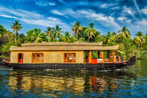 India: houseboat en los Backwaters de Kerala