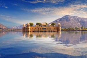 India: Jal Mahal, el Palacio del Agua de Jaipur, Rajastán