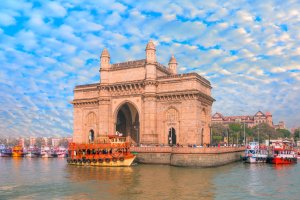 India: la Puerta de la India y el puerto de Mumbai, Maharashtra