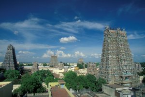 India: templo Meenakshi en el corazón de Madurai, Tamil Nadu