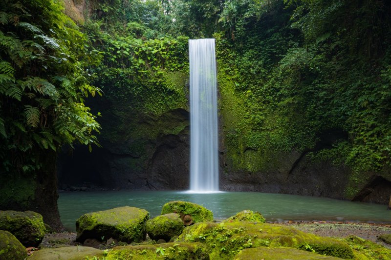 Indonesia: la cascada Tibumana en Bali, escondida entre la selva tropical