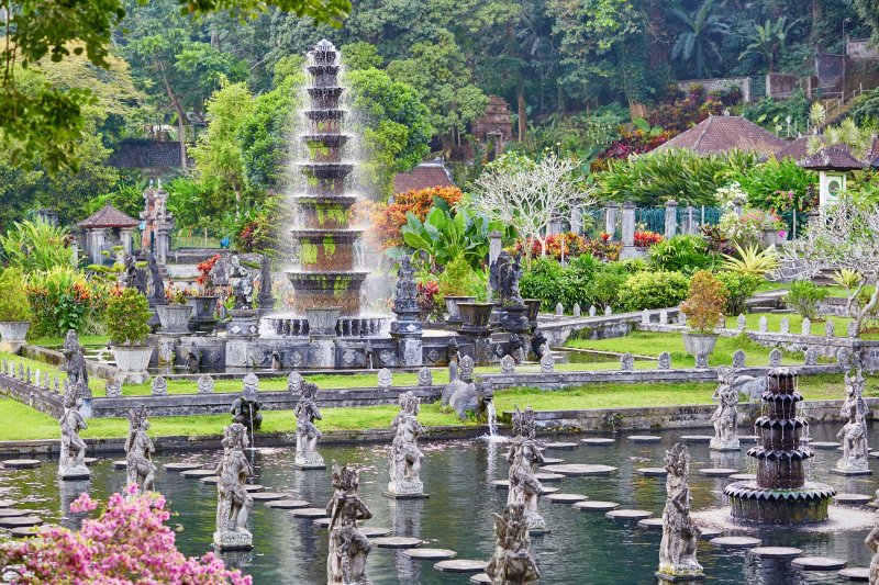 Indonesia: el palacio acuático de Tirta Gangga en el este de Bali