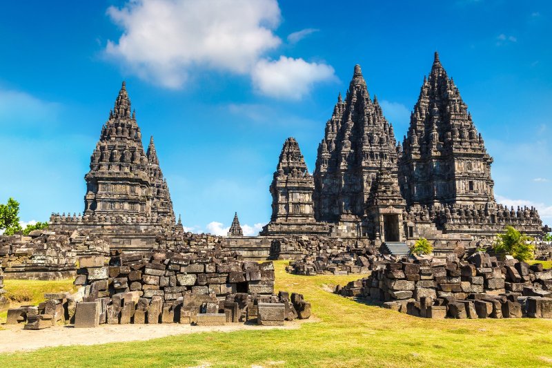 Indonesia: templo de Prambanan en Yogyakarta