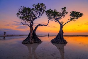 Indonesia: atardecer en la playa de Walakiri, uno de los paisajes más fotogénicos de Sumba