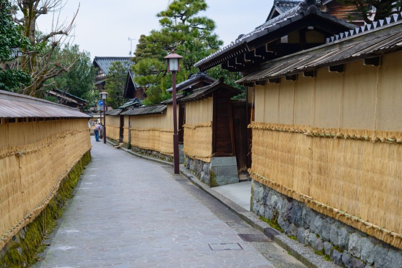 Japón: callejones tradicionales del barrio samurái de Nagamachi