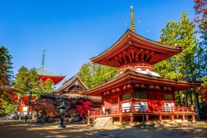 Japón: templo budista Dai Garan en Koyasan