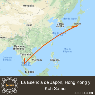 La Esencia de Japón y la isla de Koh Samui