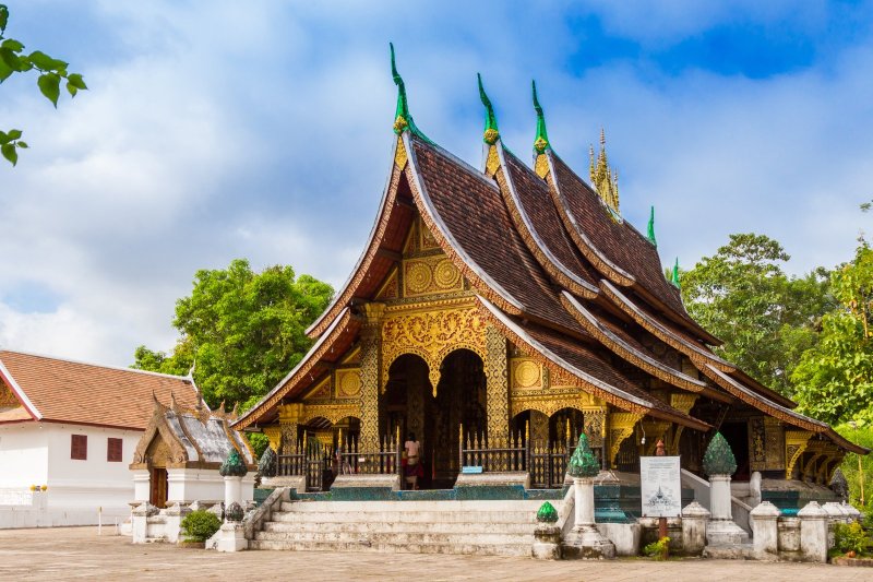 Laos: templo Wat Xieng Thong en Luang Prabang