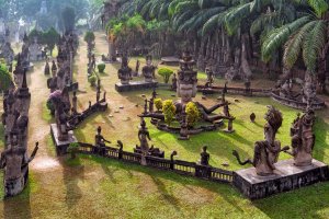 Laos: Buddha Park, emblemático parque de esculturas budistas de Vientián