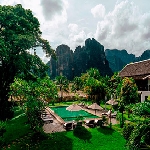 Vang Vieng_Hotel Riverside