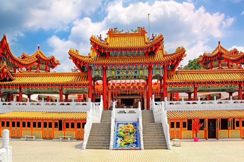 Malasia: templo Thean Hou en Kuala Lumpur