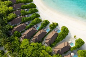 Maldivas: suites en la playa con piscina privada en Sun Siyam Olhuveli