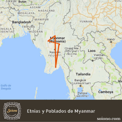 Etnias y Poblados de Myanmar
