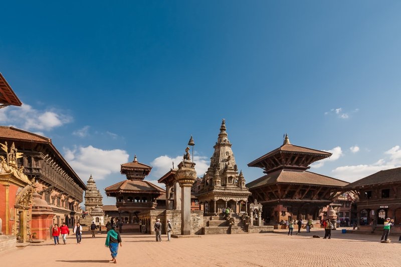 Nepal: las históricas calles del casco antiguo de Bhaktapur