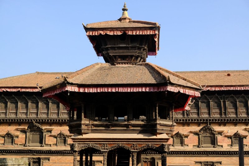 Nepal: el templo Chyasin Mandir y el Palacio de las 55 Ventanas en Bhaktapur Durbar Square