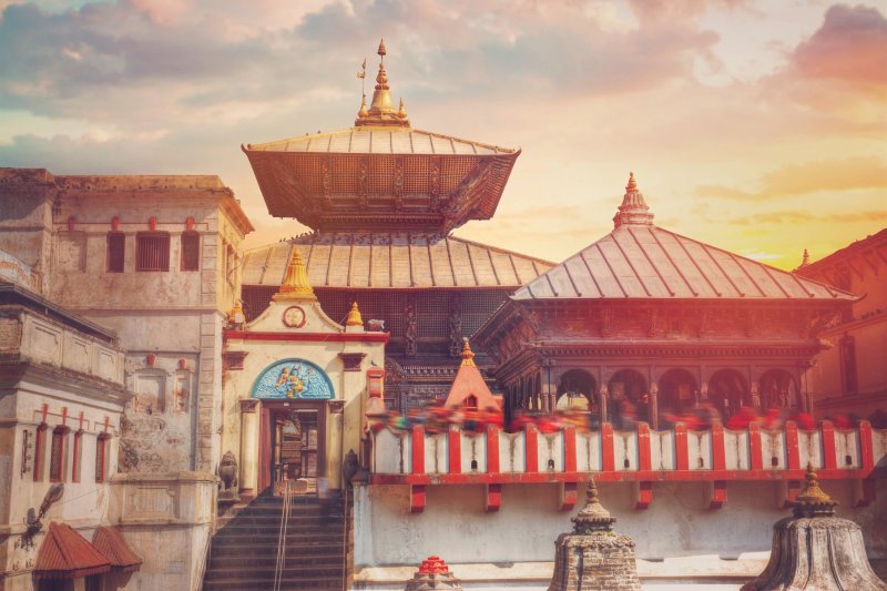 Nepal: templo de Pashupatinath en Katmandú