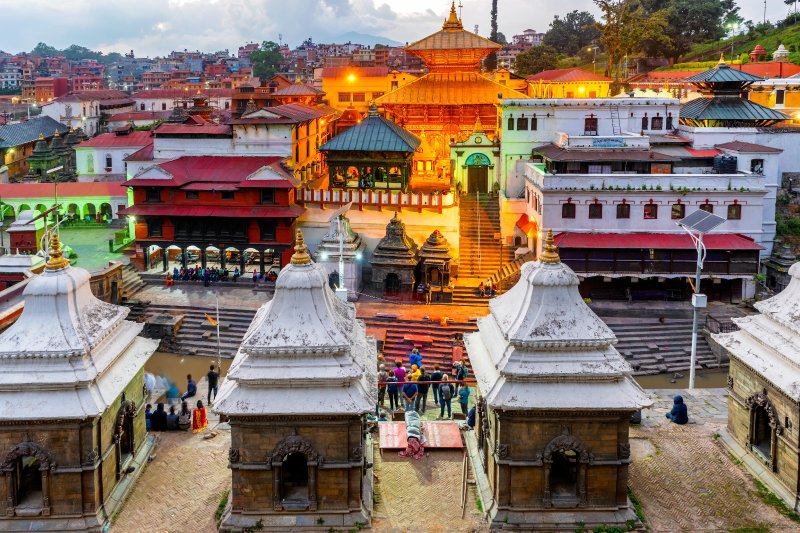 Nepal: templo de Pashupatinath en Katmandú