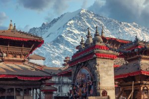Nepal: la antigua ciudad de Patan en el valle de Katmandú