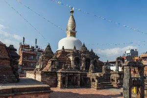 Nepal: la estupa de Chilancho en Kirtipur, uno de los monumentos más antiguos del valle de Katmandú