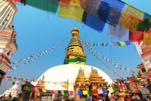 Nepal: la estupa de Swayambhunath, el Templo de los Monos de Katmandú