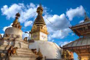 Nepal: el Templo de los Monos y la estupa de Swayambhunath en Katmandú