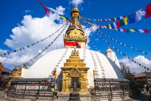 Nepal: el templo de Swayambhunath en Katmandú