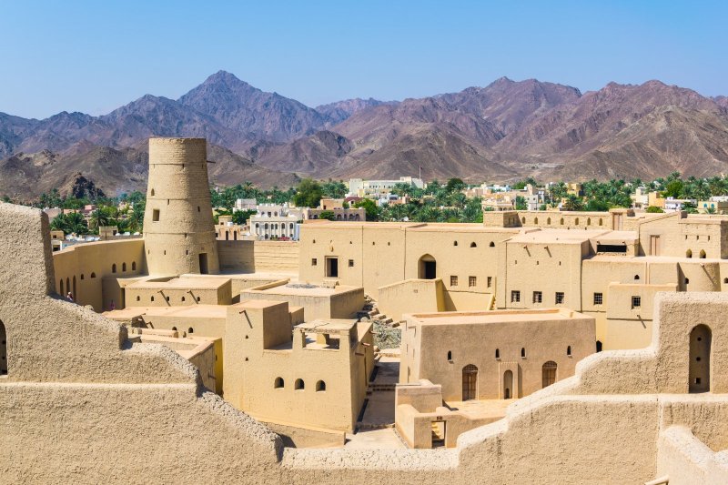 Omán: fuerte de Bahla en la región de Ad Dakhiliya