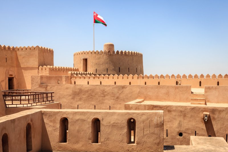 Omán: fuerte histórico de Rustaq
