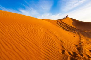 Omán: dunas doradas en Wahiba Sands