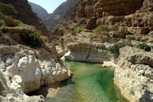 Omán: Wadi Shab, oasis natural entre montañas y aguas turquesas