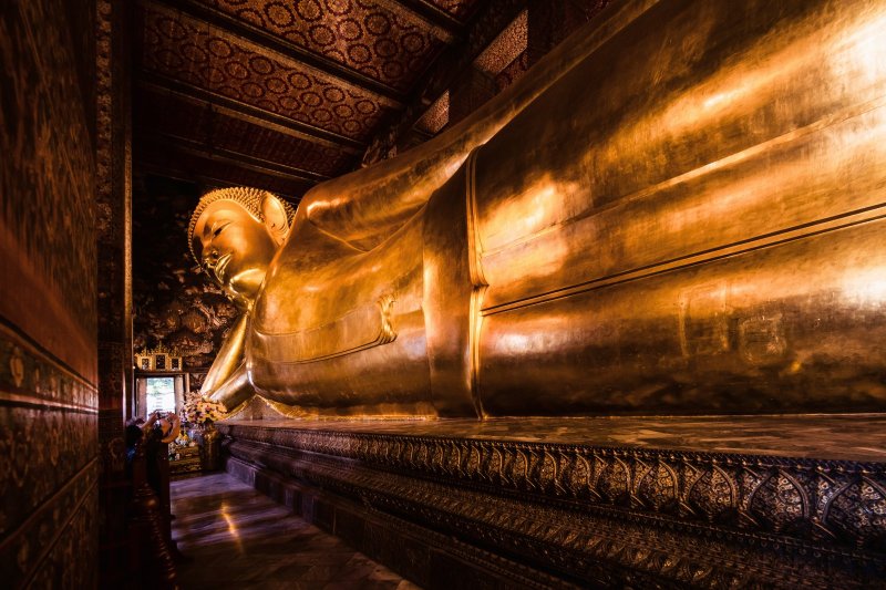 Tailandia: el famoso Buda Reclinado de Wat Pho en Bangkok