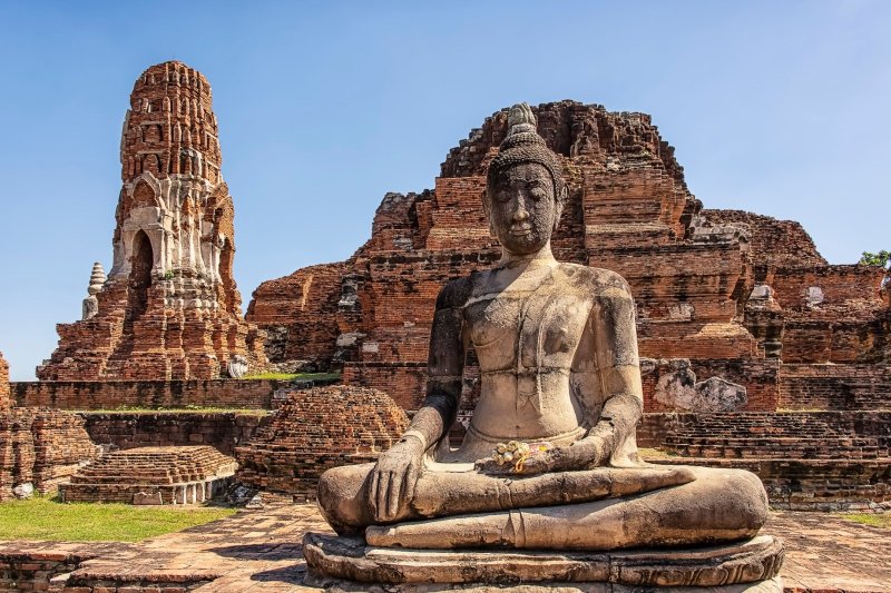 Tailandia: el templo Wat Mahathat en Ayutthaya