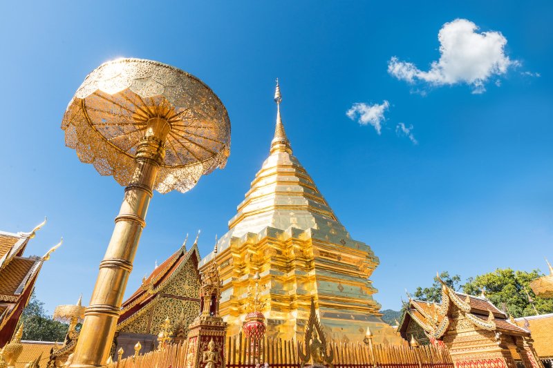 Tailandia: el templo Wat Phra That Doi Suthep en Chiang Mai