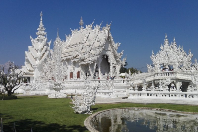 Tailandia: el templo blanco Wat Rong Khun en Chiang Rai