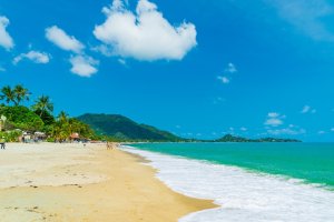 Tailandia: playa de Chaweng en Koh Samui